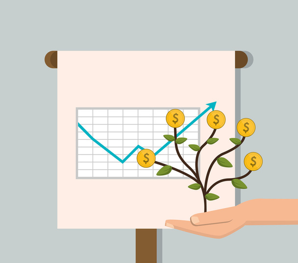 economy and money related icons image - Vector, Image