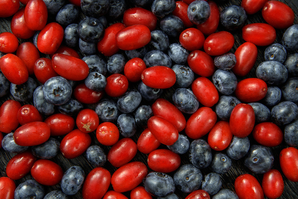 different fresh berries as background - Zdjęcie, obraz