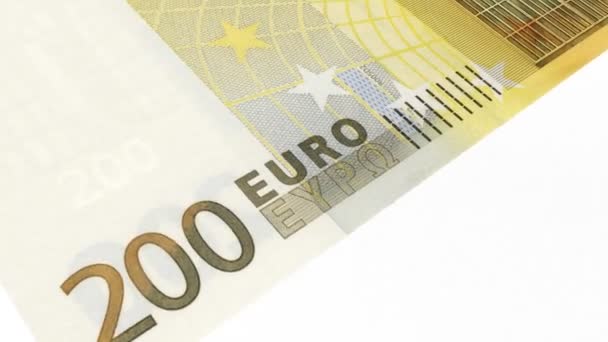 animovaný cg 200 euro bankovek - Záběry, video