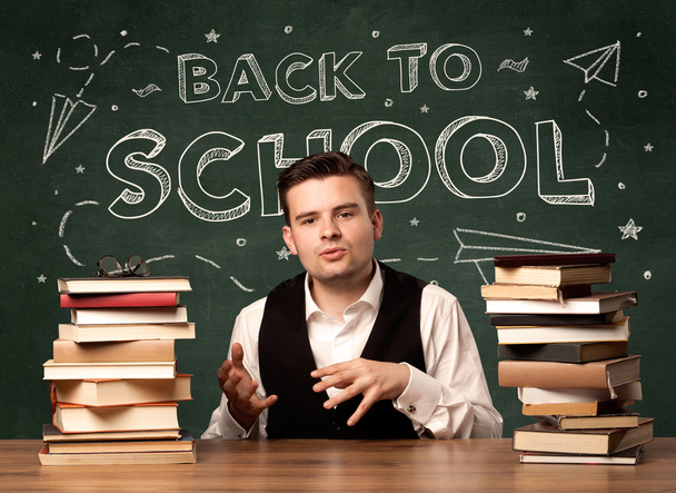 Back to school teacher - Foto, imagen