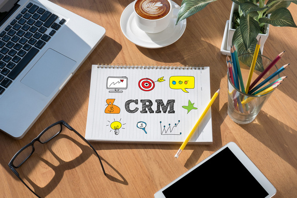 Business Customer CRM Management Analysis Service - Fotoğraf, Görsel