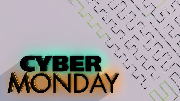 Cyber Monday sale background - Photo, Image