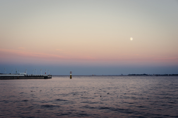 Baltské moře večer - Fotografie, Obrázek
