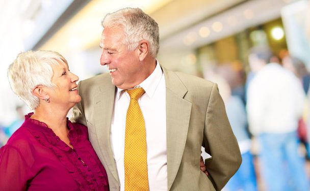 Portrait Of A Happy Senior Couple - Fotografie, Obrázek