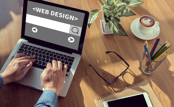 Web Design Website Concept - Foto, afbeelding