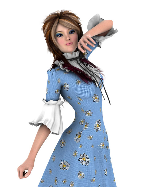 3D CG rendering of a princess - Fotografie, Obrázek