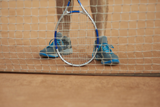 a bíróság a teniszező - Fotó, kép