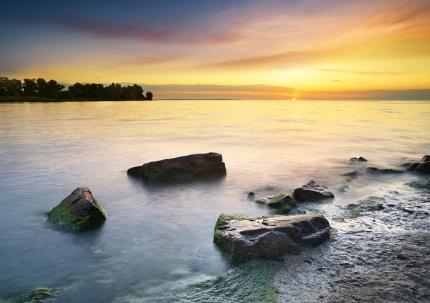 Seascape during sundown - Photo, Image