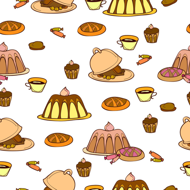 Any kinds of delicious food - Vector, Image