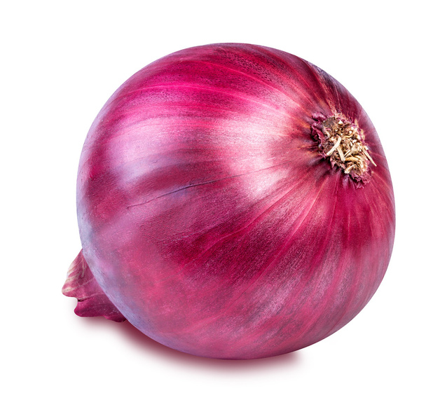 Red onion isolated on white - Photo, Image
