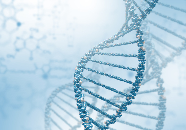 Abbildung von DNA-Strängen - Foto, Bild