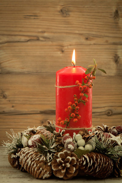 Elegant centerpiece for the Christmas table   - Photo, Image