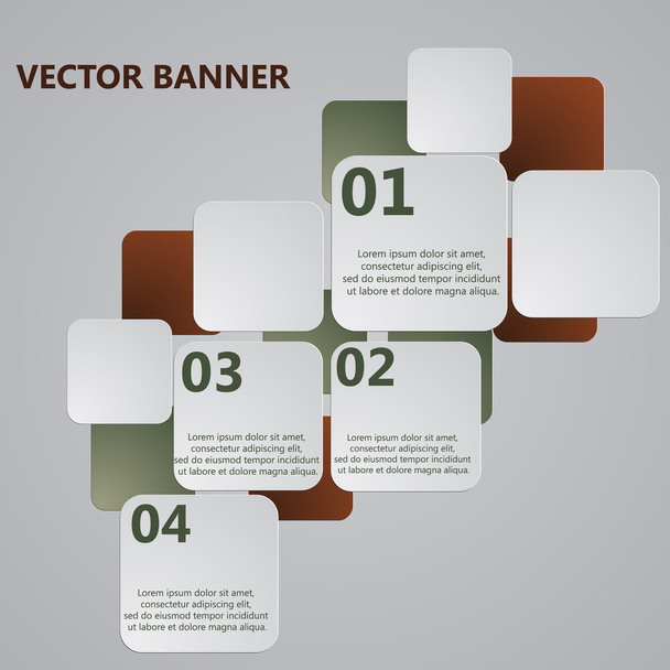Modern Design. Banner Design - Vektor, Bild