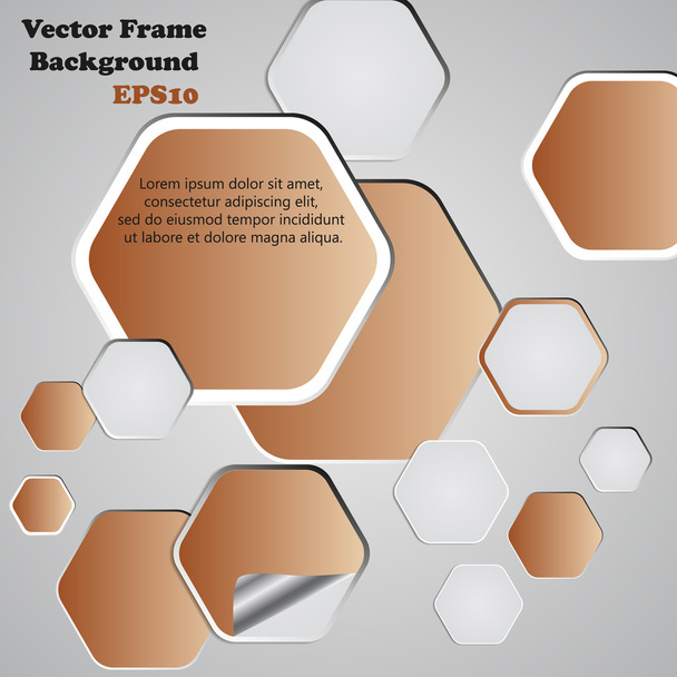 Hintergrund-Polygone schneiden Papier-Design-Vorlage. Vektorillustration - Vektor, Bild