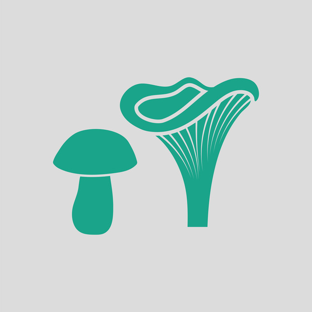 Illustration icône champignons
. - Vecteur, image