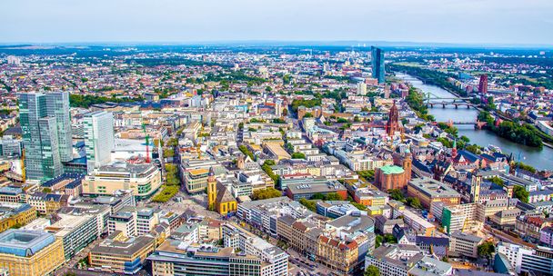 Cityscape of Frankfurt am Main, Germany - Fotó, kép