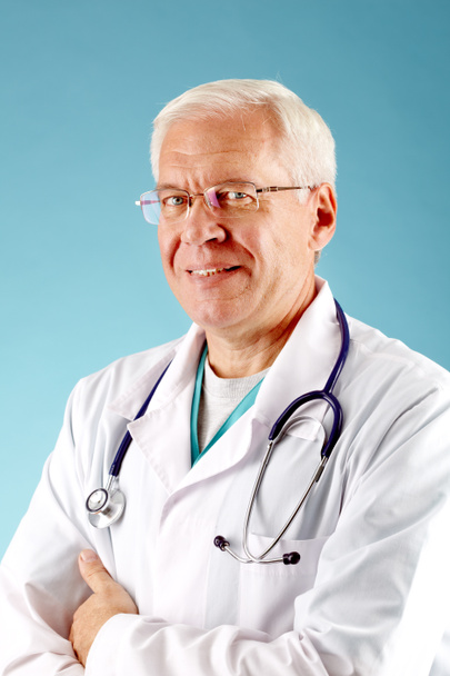 confident senior doctor looking at camera   - Photo, Image