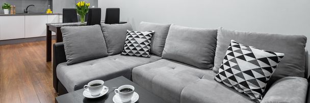 Új stílus nappali - Fotó, kép