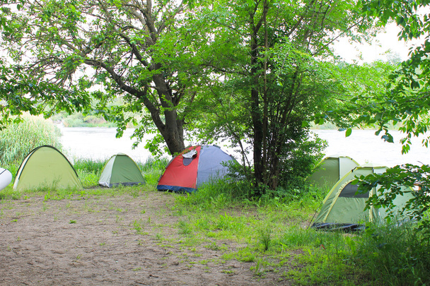 The tent camp - Valokuva, kuva