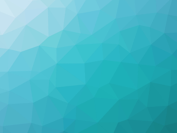 teal Gradient Polygon geformten Hintergrund - Foto, Bild