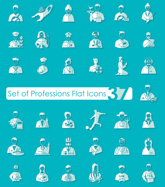 Conjunto de iconos de profesiones
 - Vector, imagen