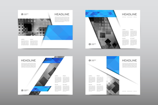 Brochure layout template - Vector, Image