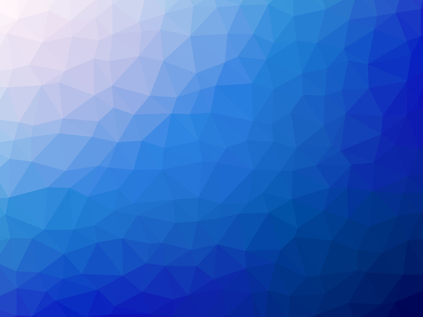 Abstract blue white gradient polygon shaped background - Photo, Image