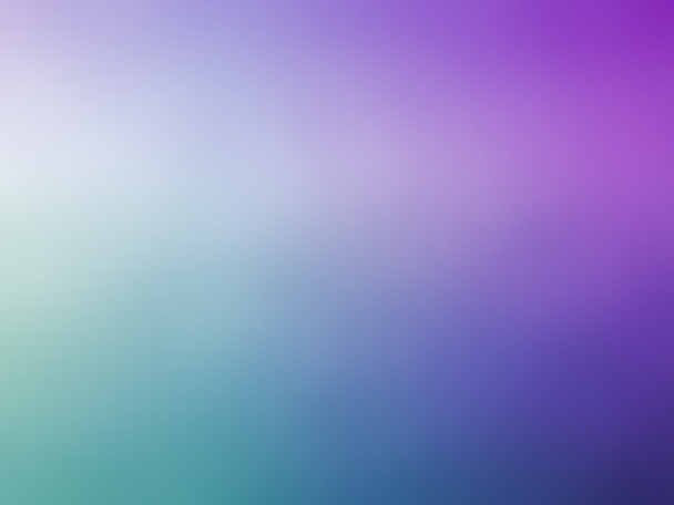 Abstract gradient purple blue teal colored blurred background - Photo, Image