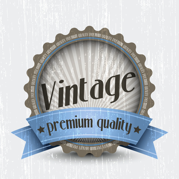 Insignia Retro Vintage - Calidad Premium. Vector
 - Vector, Imagen