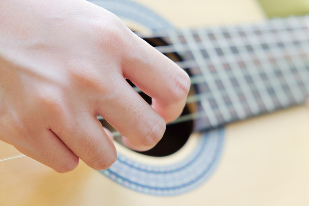 playing guitar background - Photo, Image