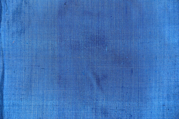 Blue fabric texture background - Photo, Image