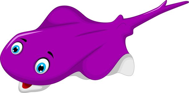 gracioso púrpura stingray dibujos animados
 - Foto, Imagen