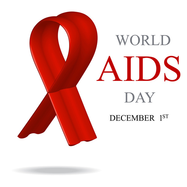 Día mundial del SIDA. - Vector, imagen