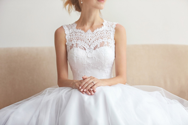 Bride in wedding gown - Фото, изображение