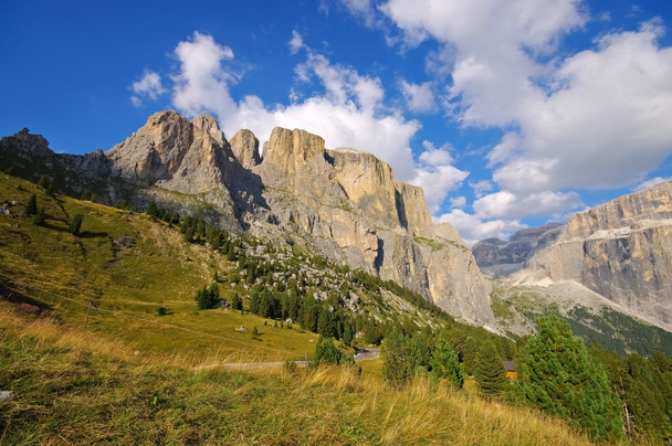 Dolomites Sella grubunda - Fotoğraf, Görsel
