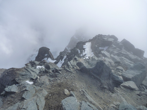 climbing rocky route to the grossglockner mountain - Photo, image