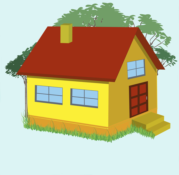Small house. - Vector, Image