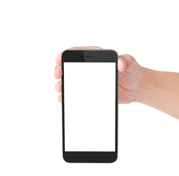 smartphone en mano - Foto, imagen