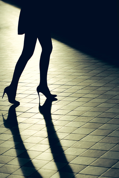 Female legs in stylish shoes - Foto, Bild
