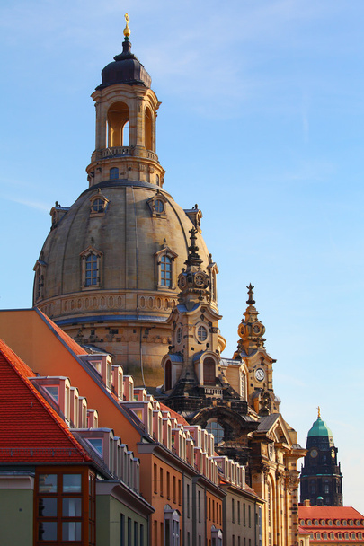 Dresden, Germany - The Dresdner Frauenkirche, Lutheran church - Foto, Bild