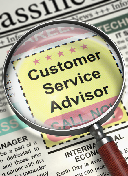 Customer Service Advisor Join Our Team. 3D. - Photo, Image