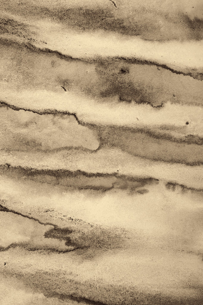 Abstract watercolor on paper texture as background. In Sepia ton - Foto, immagini