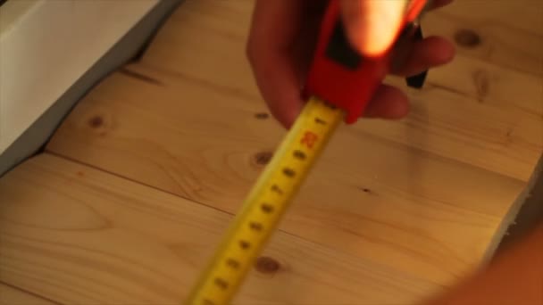 measuring tape measure small Board - Footage, Video