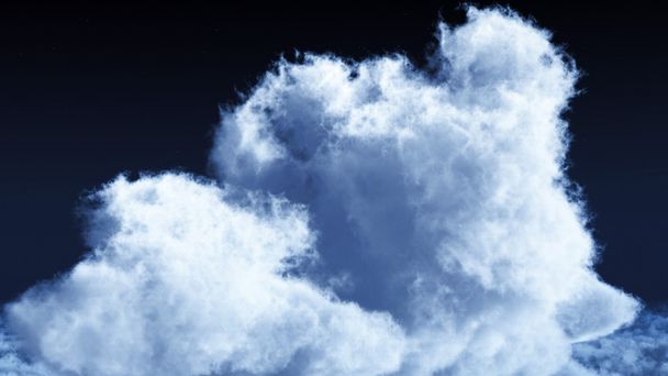Bílé mraky na modré obloze - Fotografie, Obrázek