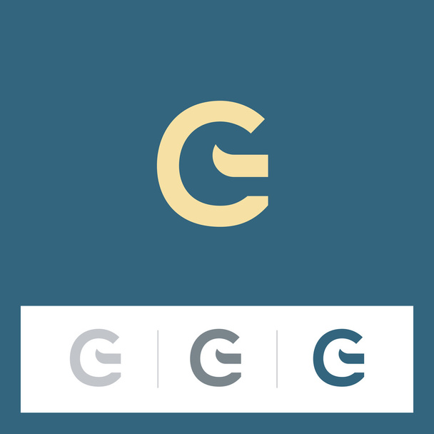 G list logo zestaw ikon - Wektor, obraz