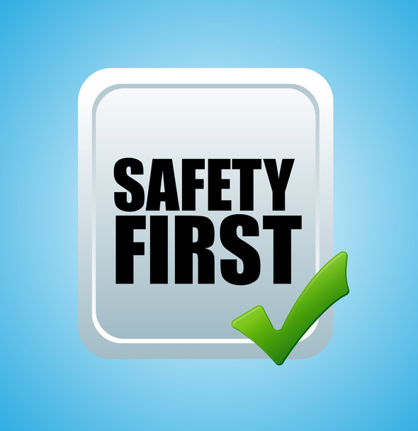 Safety First Vektor Banner - Vektor, Bild