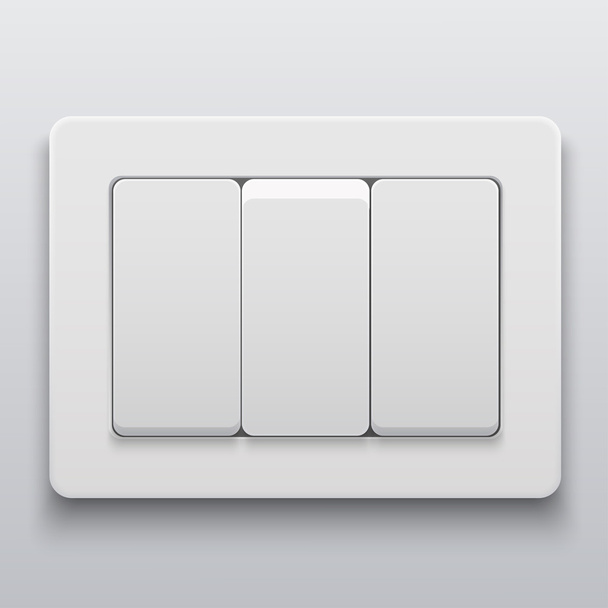 Vector modern light switch icon background - Vector, Image