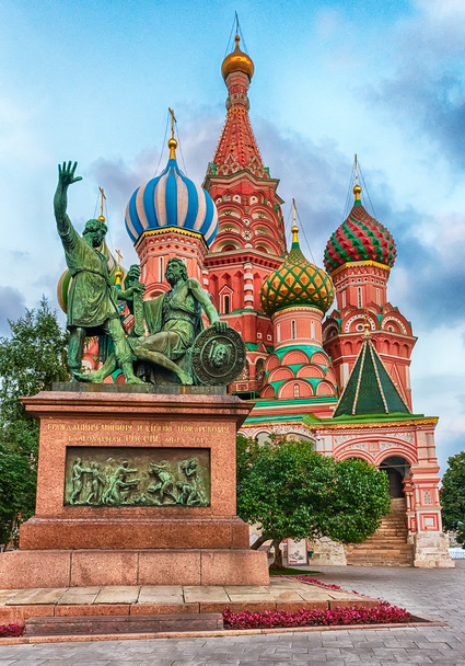 Catedral de São Basílio na Praça Vermelha em Moscou, Rússia
 - Foto, Imagem