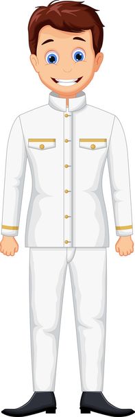 cute ship captain cartoon - Photo, Image