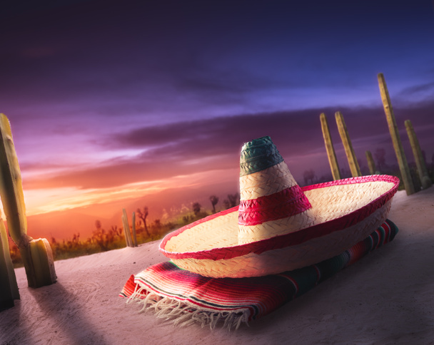 Mexikói kalap "sombrero"  - Fotó, kép